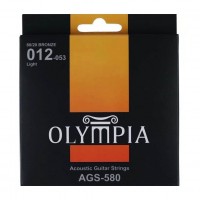 OLYMPIA AGS580 | Cuerdas para Guitarra Acústica Light Calibres 12-53