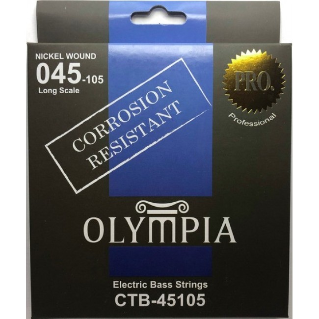 OLYMPIA CTB45105 | Cuerdas de Bajo 4 Cuerdas 045-105 CTS