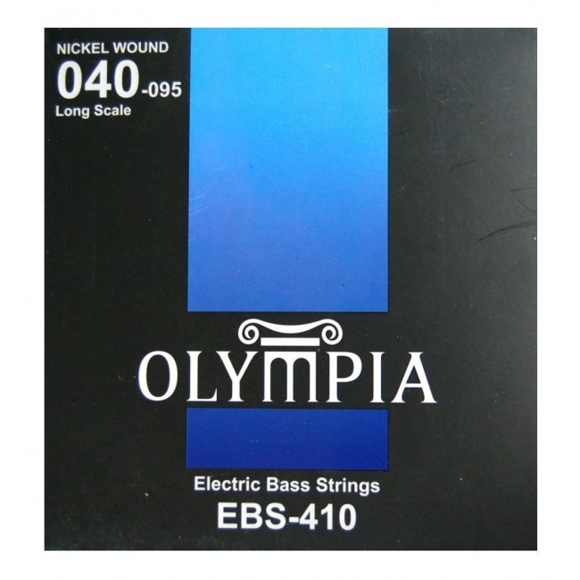 OLYMPIA EBS410 | Cuerdas para Bajo Eléctrico de 4 Cuerdas Calibres 40-95