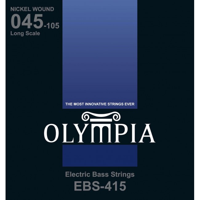 OLYMPIA EBS415 | Set de cuerdas para bajo de cuatro cuerdas Nickel Plated 045-105