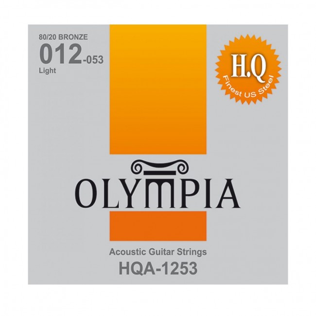 OLYMPIA HQA1253 | Cuerdas para Guitarra Acústica Calibres 12-53