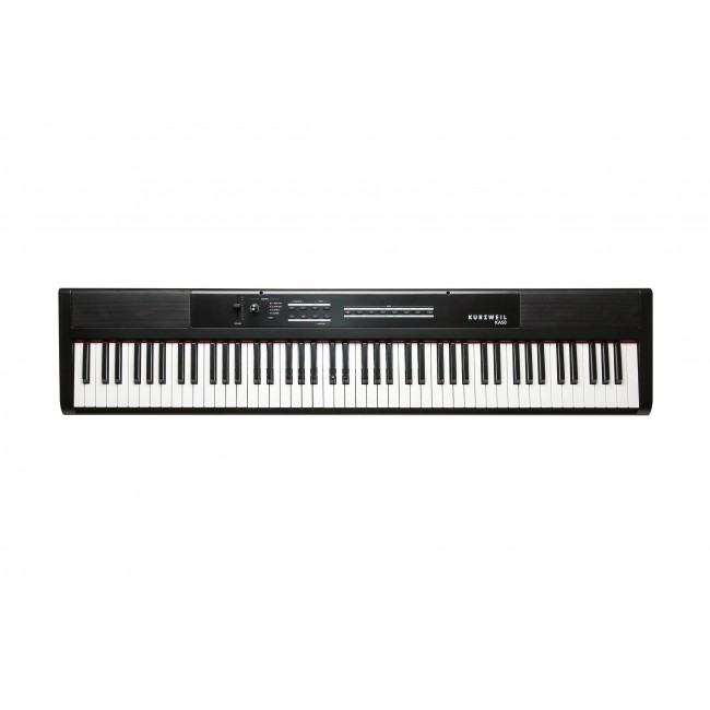 Kurzweil | KA50 PIANO DIGITAL KURZWEIL 88 NOTAS TECLAS SEMIPESADAS-32 VOCES POLIFONIA-16 SONIDOS-USB/MIDI