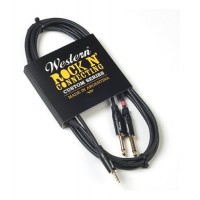 WESTERN MINI2P15 | Mini plug TRS a 1 plug 1/4 cable balanceado y mono de 5
