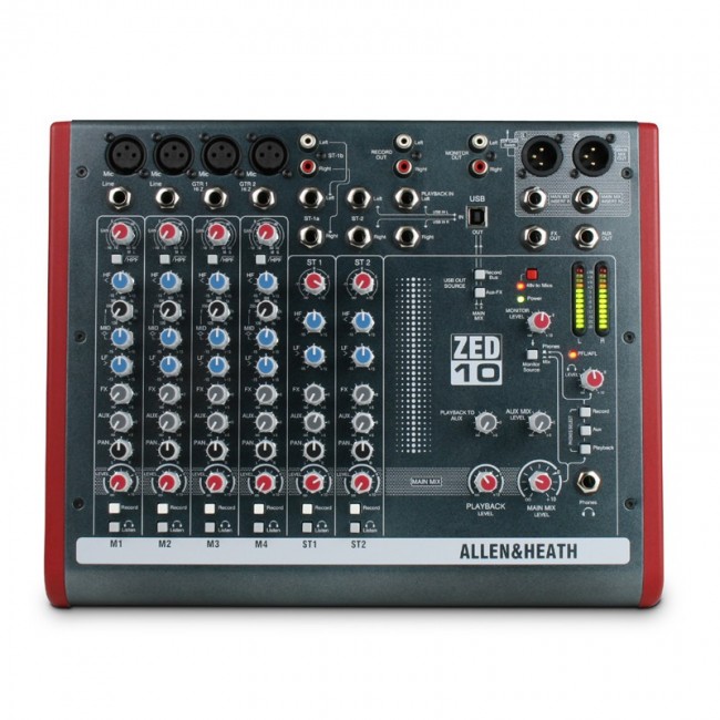 ALLEN & HEATH ZED1002 | Consola mixer de 10 canales