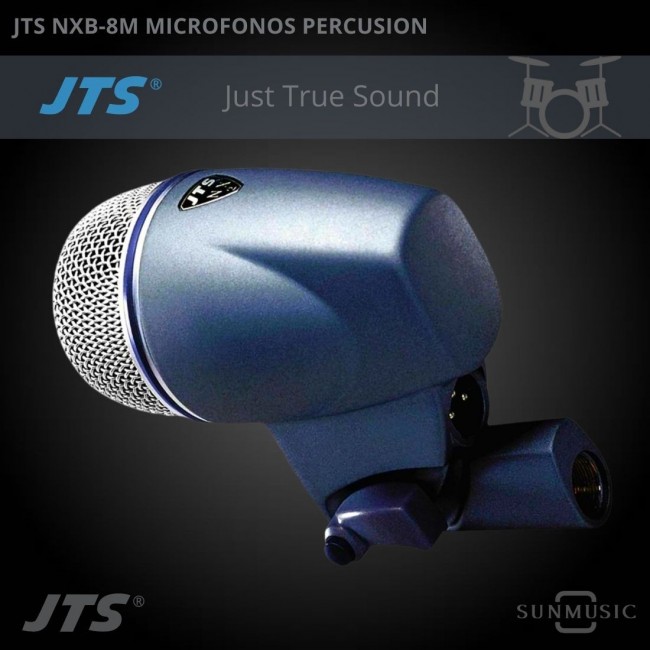 JTS NXB-8M | Kit de 8 Micrófonos para Batería y Percusión 
