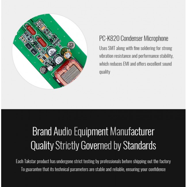 TAKSTAR | PC-K820 micrófono condenser