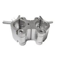 LION SUPPORT M424 | Morsa clamp doble de aluminio para iluminación